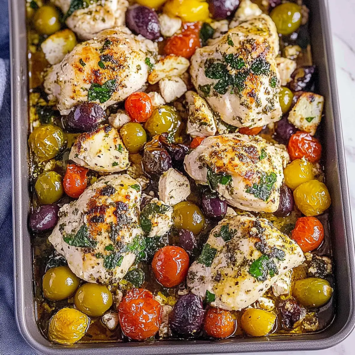 Irresistibly Easy Greek Sheet Pan Chicken for Flavor Lovers - Mealure.com